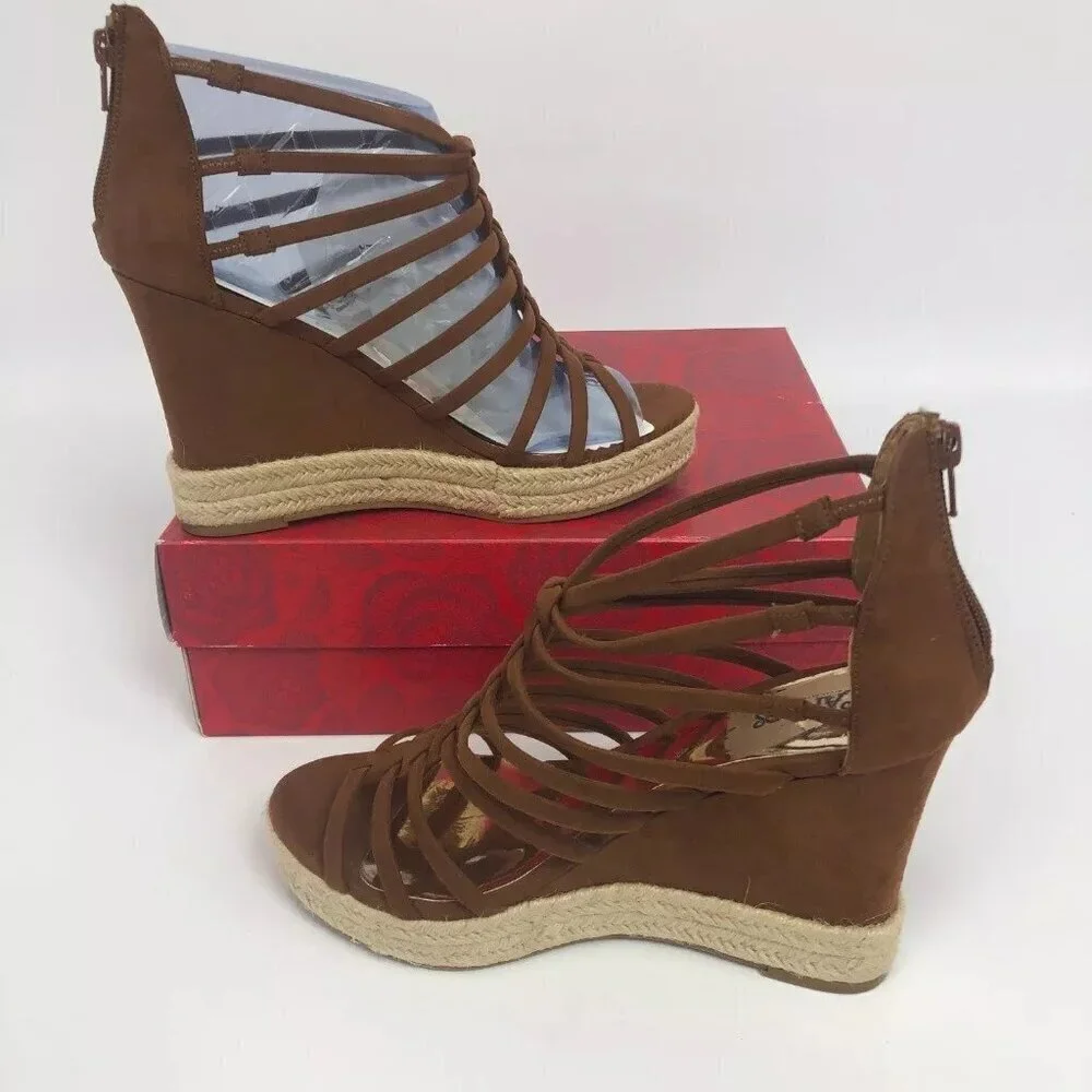 Carlos by Carlos Santana Womens Camilla Sandal Shoe Acorn Brown 9M
